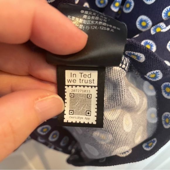 Ted Baker London Edaname Polo Shirt in Blue 5/XL - Picture 11 of 11